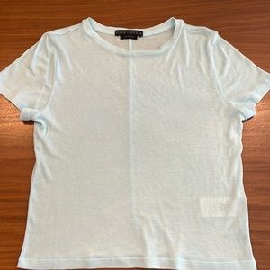Never worn, Alice + Olivia blue top! Size small.